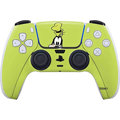 Skinit Decal Gaming Skin Compatible with PS5 Controller - Officially Licensed Disney Friends Goofy Up Close Design