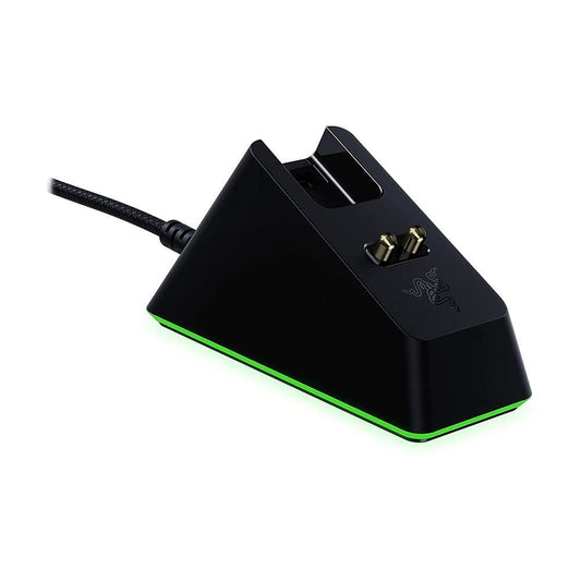 Razer Mouse Charging Dock Chroma - Magnetic Dock with RGB Lighting, Anti-Slip Feet, Classic Black, Model RC30-03050200-R3M1