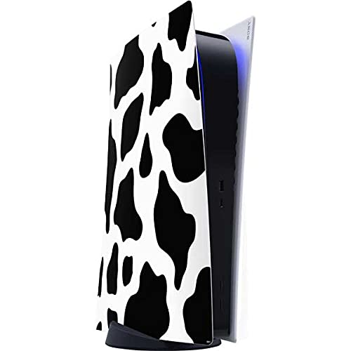 Skinit Decal Gaming Skin Compatible with PS5 Digital Edition Console - Cow Print Design