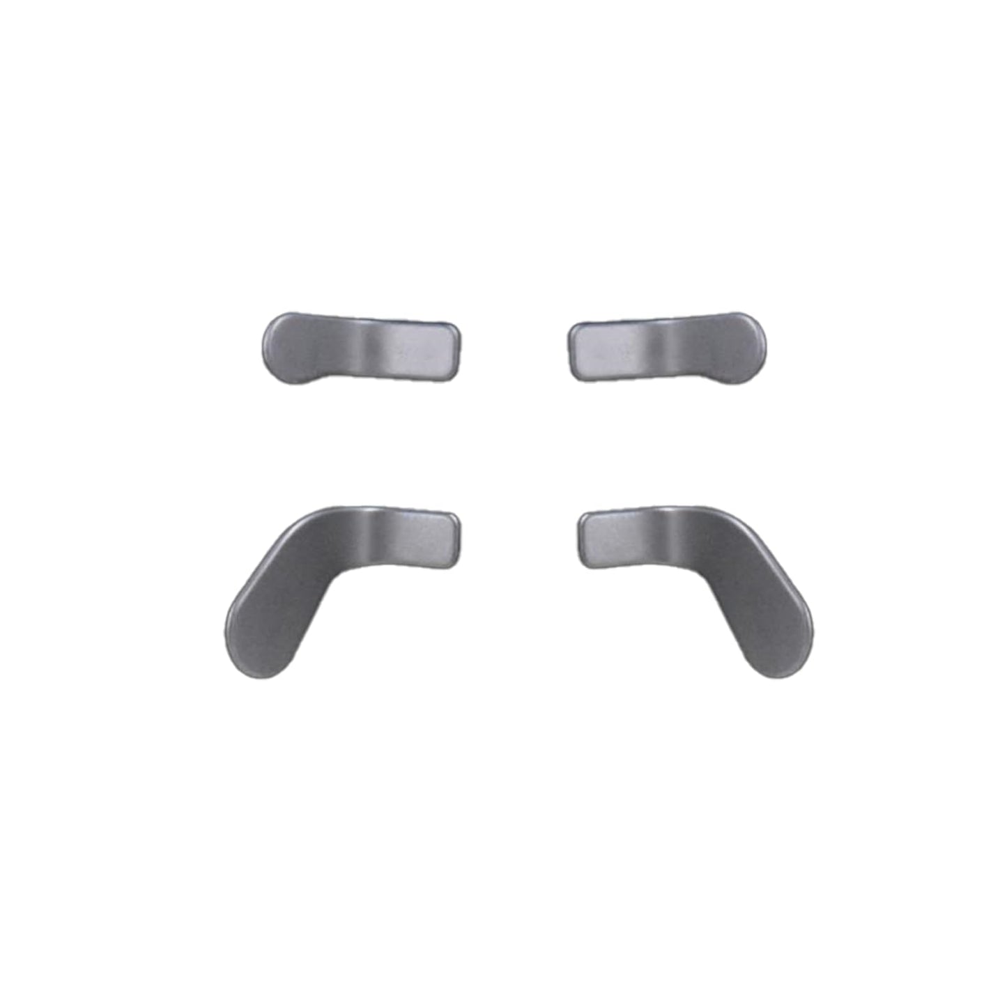 4Pcs Elite 2 Controller Metal Paddles for Xbox One Elite 2 Controller  Stainless Steel Paddles Replacement Accessories for Xbox One Elite/ Elite Series 2/Elite 2 Core Controller (Sliver) [video game] [video game]