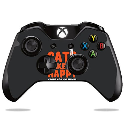 MIGHTY SKINS Xbox One/One S Controller Skin – Durable Vinyl Wrap, Easy Apply/Remove, Cats Make Me Happy Design