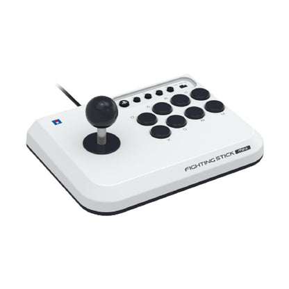 HORI Fighting Stick Mini for PS5, PS4, PC - Large, White, Model SPF-038U, Officially Licensed by Sony