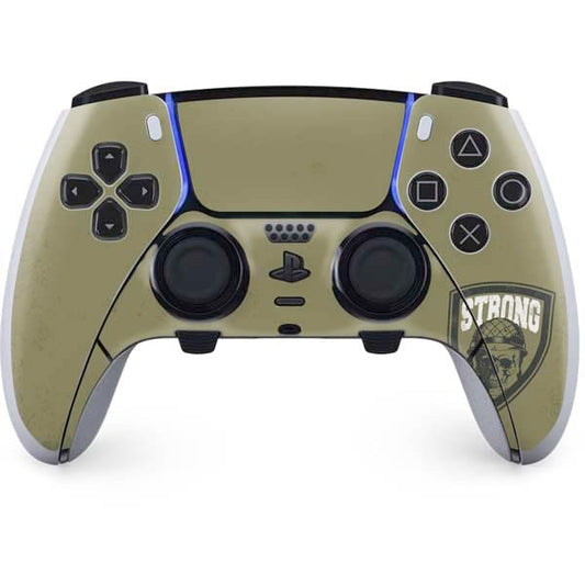 Skinit Decal Gaming Skin Compatible with PS5 DualSense Edge Pro Controller - Military Strong Design