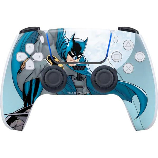 Skinit Decal Gaming Skin Compatible with PS5 Controller - Officially Licensed DC Comics Batman Watches Over The City Design
