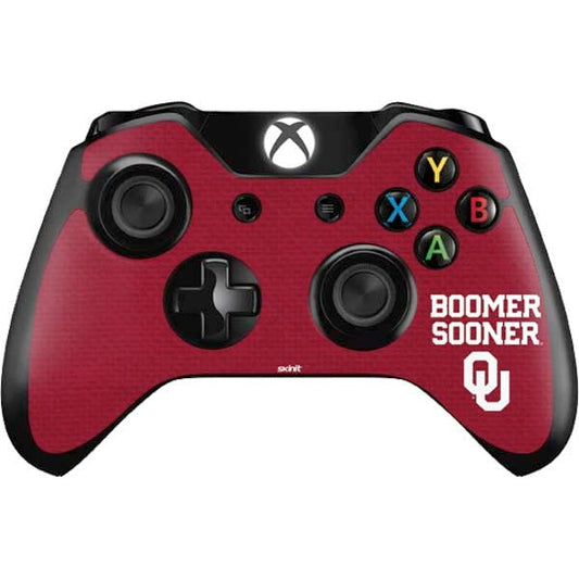 Skinit Decal Gaming Skin Compatible with Xbox One Controller - Officially Licensed University of Oklahoma Boomer Sooner Design