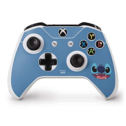 Skinit Decal Gaming Skin Compatible with Xbox One S Controller - Officially Licensed Disney Lilo and Stitch Close Design