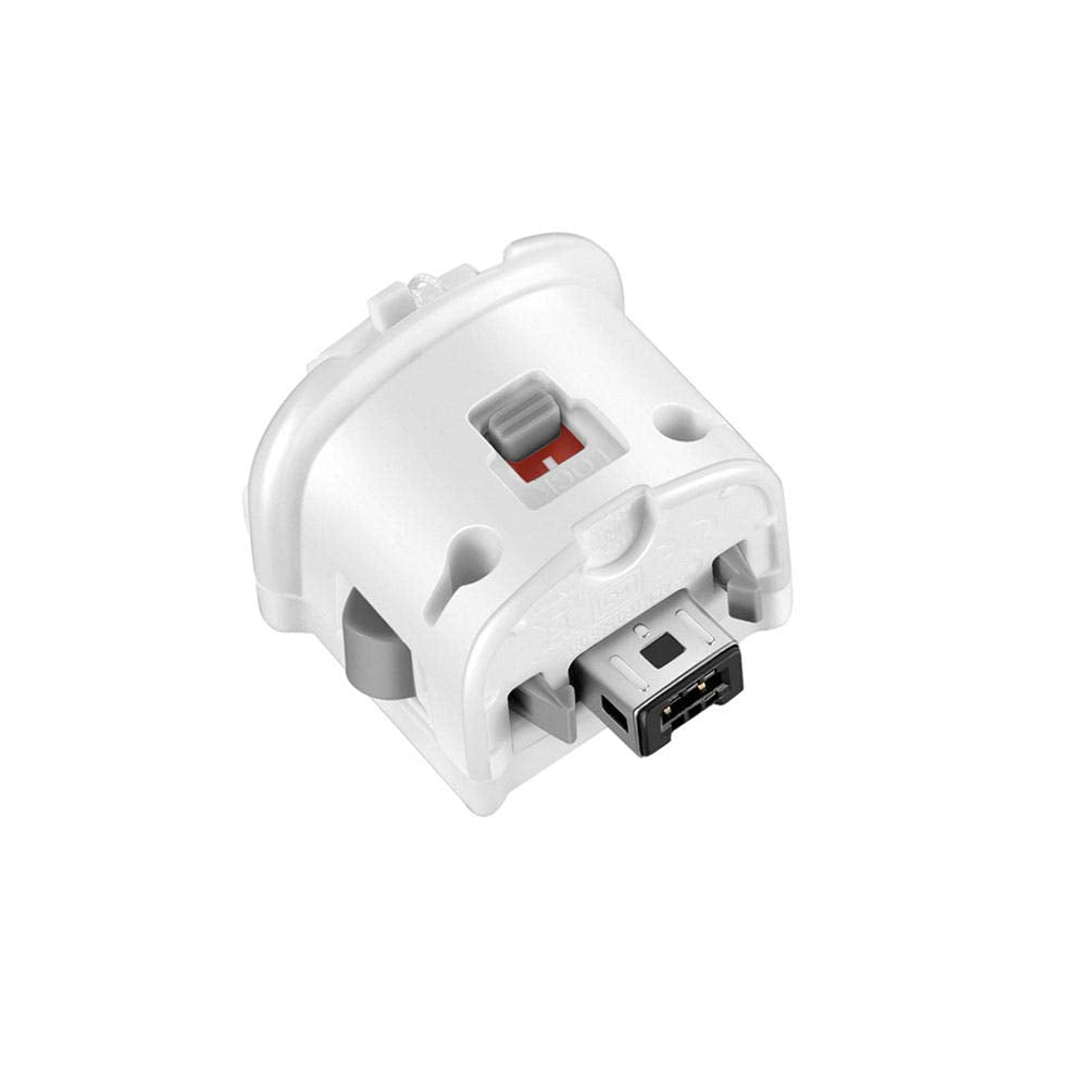 NC Motion Plus Adapter Replacement for Wii Motion Plus Adapter-Sensor Accelerator and Nintendo Remote Controller compatible (White 1 pcs)