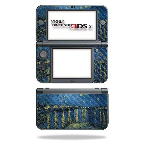 MightySkins Carbon Fiber Skin for Nintendo New 3DS XL (2015) - Over The Rhone | Protective  Durable Textured Carbon Fiber Finish | Easy to Apply  Remove  and Change Styles | Made in The USA