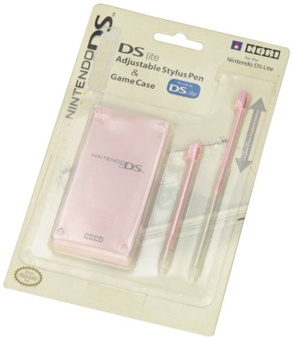 HORI Nintendo DS Lite Adjustable Stylus Pen & Game Case - Model UHDL-111