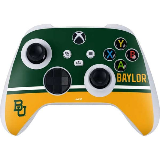 Skinit Decal Gaming Skin Compatible with Xbox Series S Controller - Officially Licensed Baylor University BU Split Design