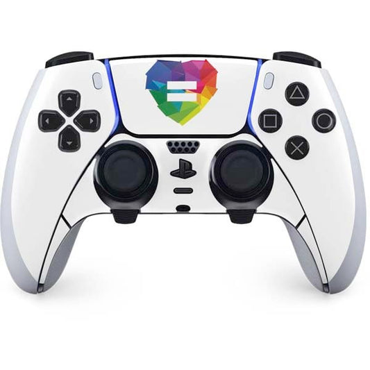 Skinit Decal Gaming Skin Compatible with PS5 DualSense Edge Pro Controller - Love is Equal Design