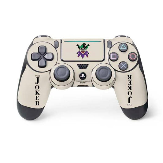 Skinit Decal Gaming Skin Compatible with PS4 Pro/Slim Controller - Officially Licensed DC Comics The Joker Calling Card Design