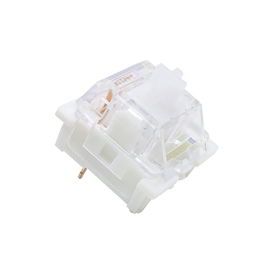Granvela OUTEMU Silent White Switches - 20-Pack Linear & Quiet 45gf 3-Pin Keyboard Switches, White