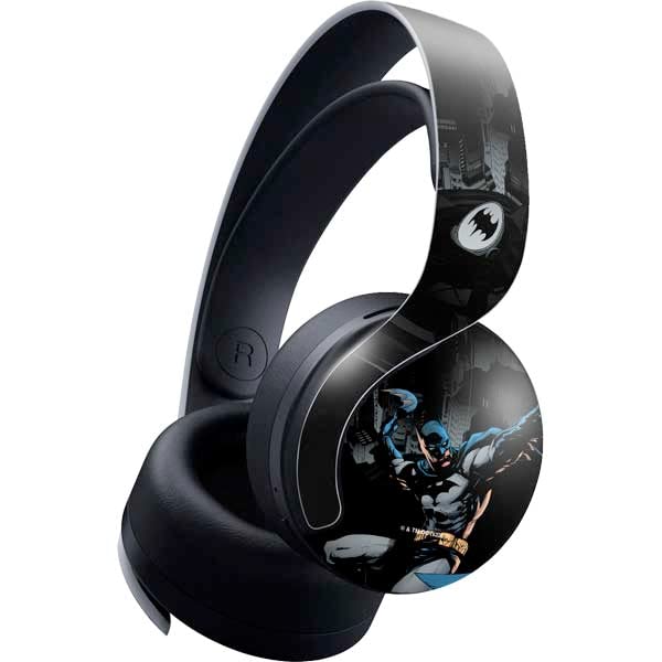 Skinit Decal Gaming Skin Compatible with Pulse 3D Wireless Headset for PS5 - Officially Licensed DC Comics Batman Throwing Batarang Jim Lee Art Design