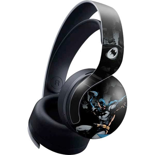 Skinit Decal Gaming Skin Compatible with Pulse 3D Wireless Headset for PS5 - Officially Licensed DC Comics Batman Throwing Batarang Jim Lee Art Design