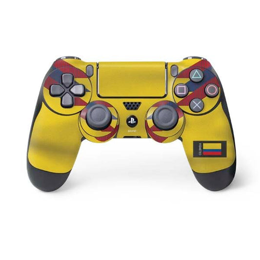 Skinit Decal Gaming Skin Compatible with PS4 Controller - Colombia Soccer Flag Design