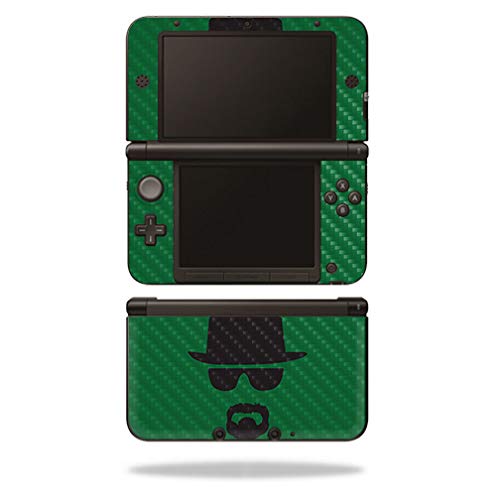 MightySkins Carbon Fiber Skin for Nintendo New 3DS XL (2015) - Breaking Badass | Protective  Durable Textured Carbon Fiber Finish | Easy to Apply  Remove  and Change Styles | Made in The USA