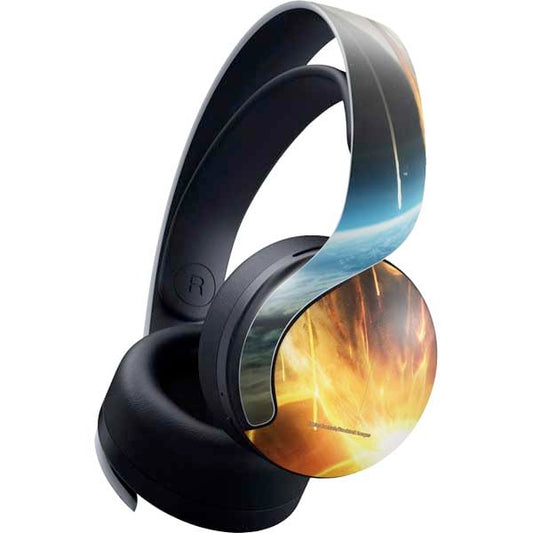 Skinit Decal Gaming Skin Compatible with Pulse 3D Wireless Headset for PS5 - Officially Licensed StockTrek Giant Asteroid Collides with Planet Earth Design