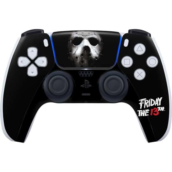 Skinit Decal Gaming Skin Compatible with PS5 Controller - Officially Licensed Warner Bros Friday The 13th Jason Voorhees Design