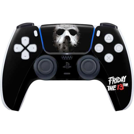 Skinit Decal Gaming Skin Compatible with PS5 Controller - Officially Licensed Warner Bros Friday The 13th Jason Voorhees Design