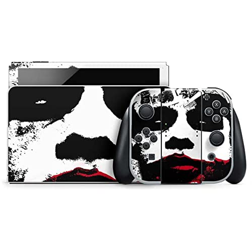 Skinit Decal Gaming Skin Compatible with Nintendo Switch OLED (2021) - Officially Licensed DC Comics The Joker Dark Knight Poster Art Design