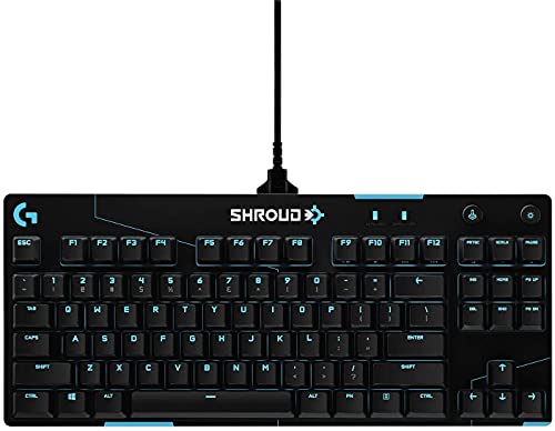 Logitech G PRO Mechanical Gaming Keyboard - Shroud Edition, One Size, Model 920-009846