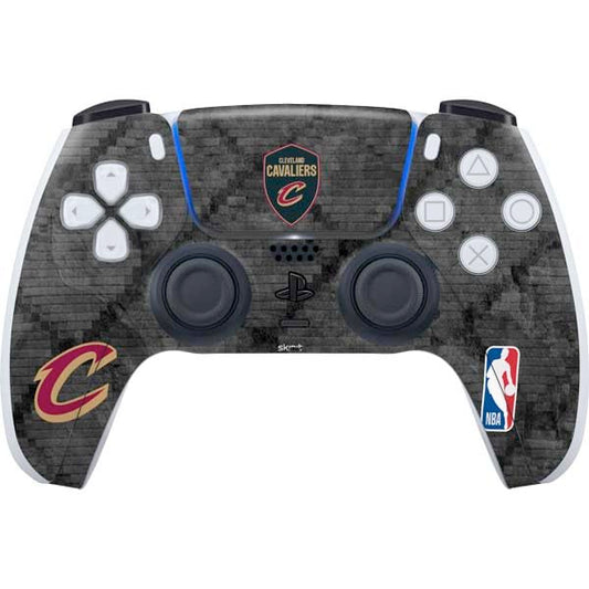 Skinit Decal Gaming Skin Compatible with PS5 Controller - Officially Licensed NBA Cleveland Cavaliers Dark Rust Design