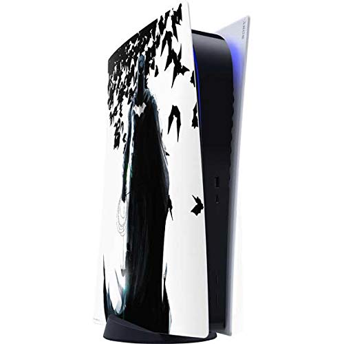 Skinit Decal Gaming Skin Compatible with PS5 Digital Edition Console - Officially Licensed DC Comics Batman Holding Batarang Art Design