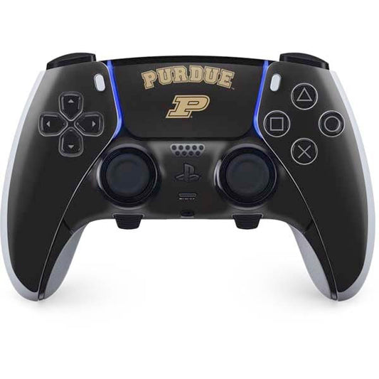 Skinit Decal Gaming Skin Compatible with PS5 DualSense Edge Pro Controller - Officially Licensed Purdue University Purdue Boilers Design