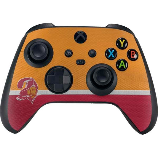 Skinit Decal Gaming Skin Compatible with Xbox Series X Controller - Officially Licensed NFL Tampa Bay Buccaneers Vintage Design