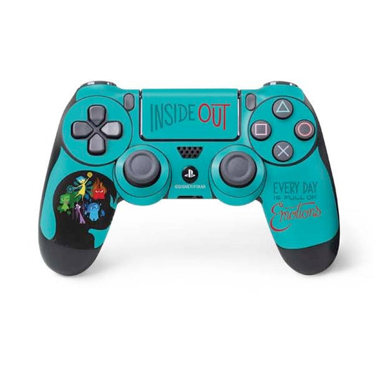 Skinit Decal Gaming Skin Compatible with PS4 Controller - Officially Licensed Disney Inside Out Rileys Emotions Design