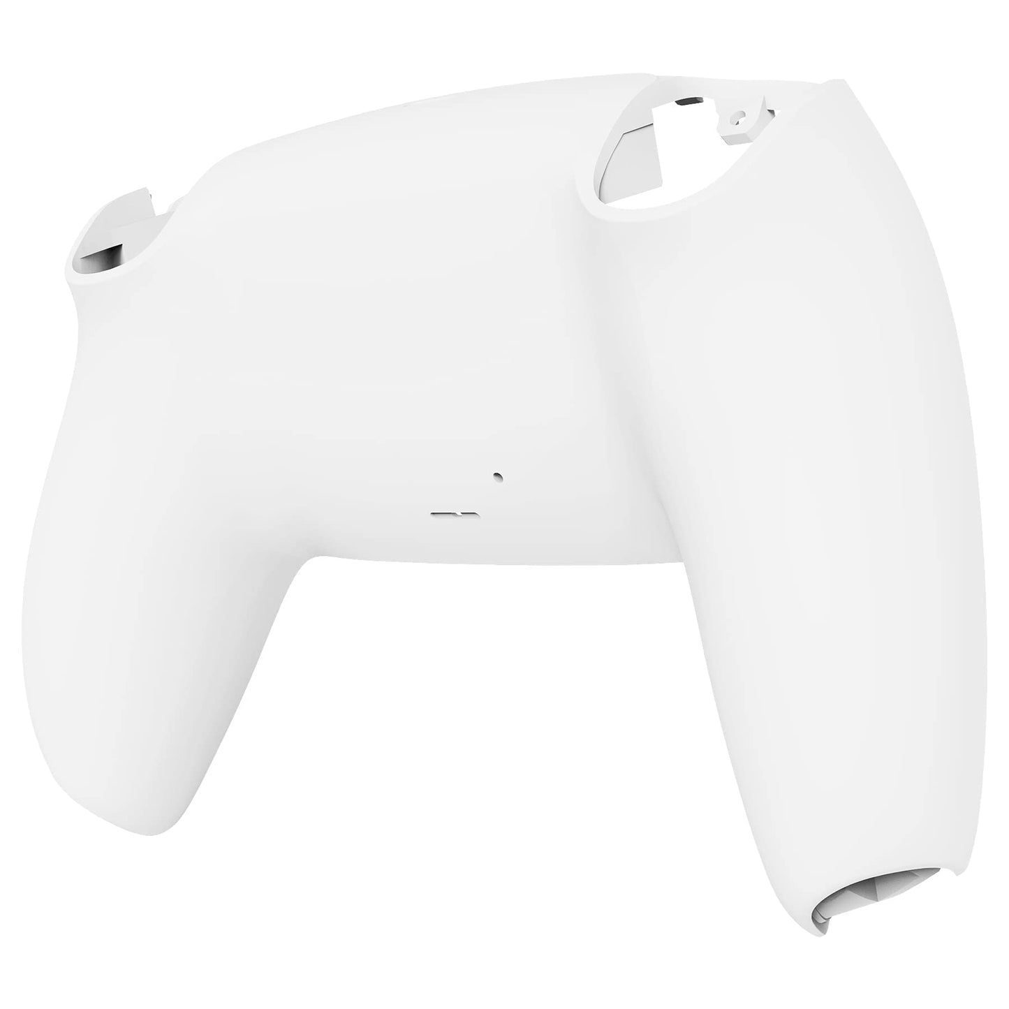 eXtremeRate White Grip Custom Back Plate for PS5 Controller - Replacement Shell Cover, Model DPFP3008