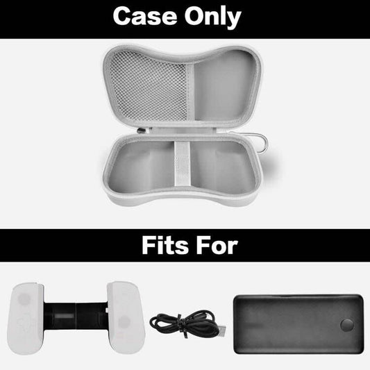 casmilee Case for Backbone One Controller - Portable Travel Holder, Extra Mesh Pocket, White