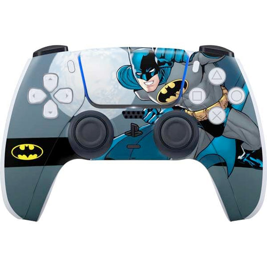 Skinit Decal Gaming Skin Compatible with PS5 Controller - Officially Licensed DC Comics Batman Ready for Action Design