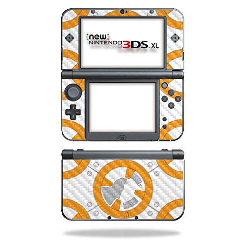 MightySkins Carbon Fiber Skin for Nintendo New 3DS XL (2015) - Baby Bot | Protective  Durable Textured Carbon Fiber Finish | Easy to Apply  Remove  and Change Styles | Made in The USA