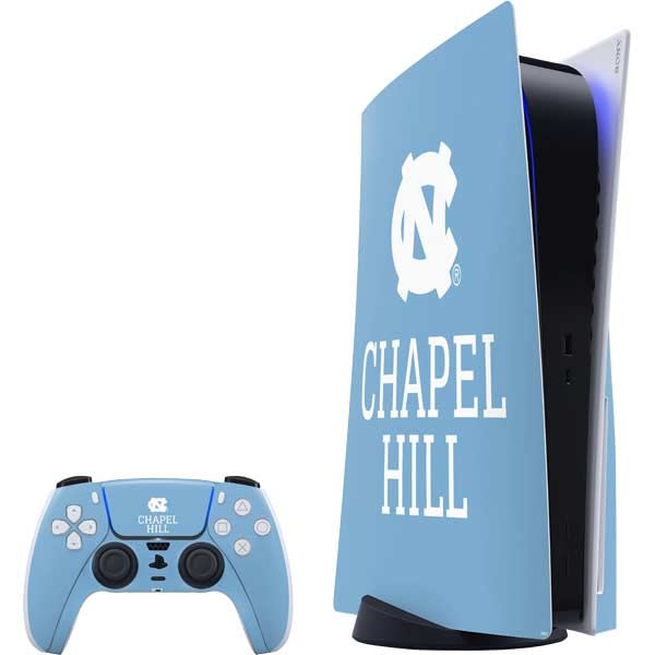 Skinit Decal Gaming Skin Compatible with PS5 Bundle - Officially Licensed University of North Carolina UNC Chapel Hill Design