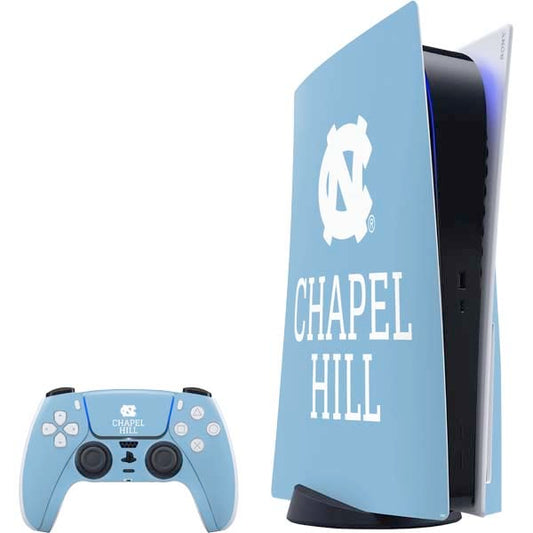 Skinit Decal Gaming Skin Compatible with PS5 Bundle - Officially Licensed University of North Carolina UNC Chapel Hill Design