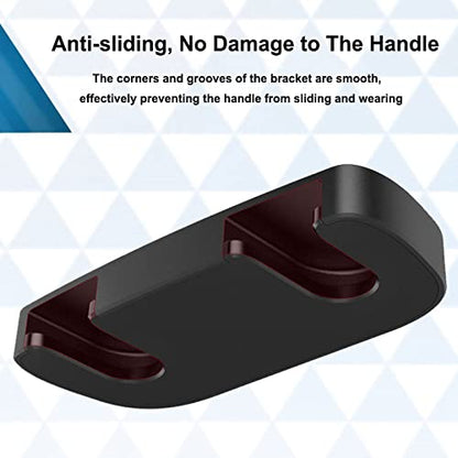 CKXIN Controller Table Stand for PS5/PS4 - Under Desk Mount, 1-Pack, Black, Durable ABS Material