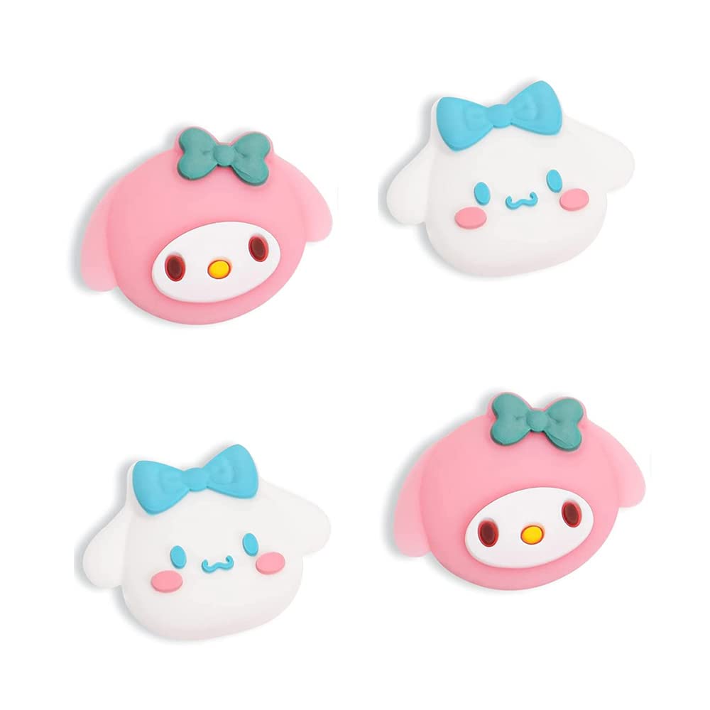 PERFECTSIGHT Switch Thumb Grips Caps  Cute Bunny Joystick Caps for Nintendo Switch Lite/OLED  Thumbstick Cover  4 PCS Analog Stick Button Cover for NS Joycon Controller Accessories  Dog