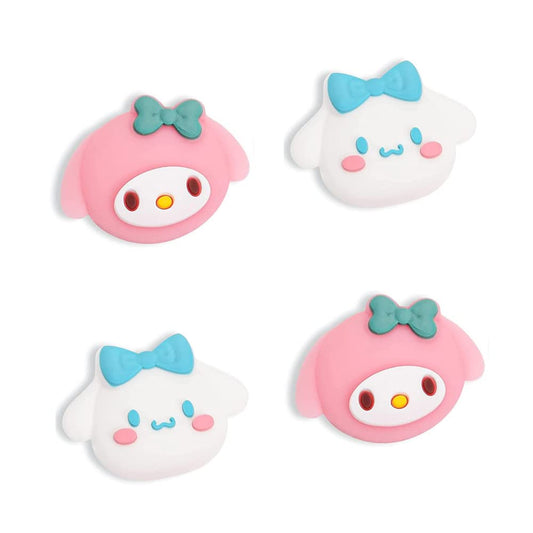 PERFECTSIGHT Switch Thumb Grips Caps  Cute Bunny Joystick Caps for Nintendo Switch Lite/OLED  Thumbstick Cover  4 PCS Analog Stick Button Cover for NS Joycon Controller Accessories  Dog