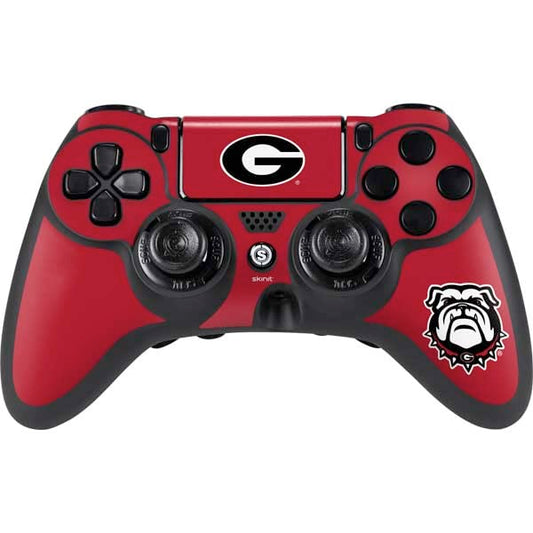 Skinit Decal Gaming Skin Compatible with PS4/PC SCUF Impact Controller - Officially Licensed University of Georgia Logo Red Design