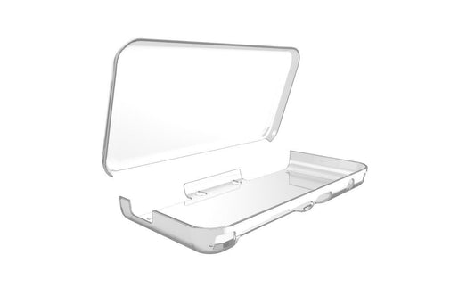 VSEER 2DS XL Case - Crystal Transparent Hard Shell Cover, Ultra Clear Anti-Scratch, Compatible with 2017 2DS XL LL