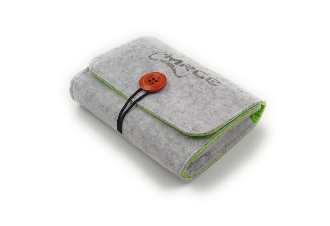 MRGC Felt Soft Case Carrying Bag for Nintendo GBA/GBC/GBP, Anbernic RG351V, Retroid Pocket 1 - Portable Travel Case, Protective 