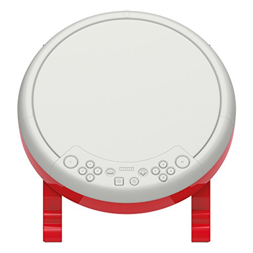 HORI Taiko No Tatsujin Drum Controller for Nintendo Switch - White/Red, Model NSW-079U, Officially Licensed by Nintendo