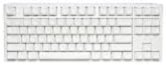 Ducky One 3 White 80% Mechanical Keyboard: Quack Mechanics Dampening  Hot-Swappable Cherry Black Switches  High-Density PBT Doubleshot Keycaps  RGB  US  White