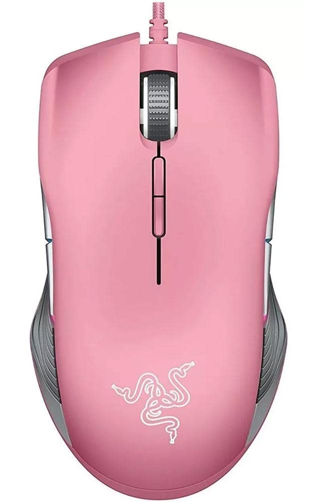 Razer Lancehead TE Gaming Mouse - 16,000 DPI, Chroma RGB, 8 Programmable Buttons - Wired - Quartz Pink - Model RZ01-02130400-R3M1