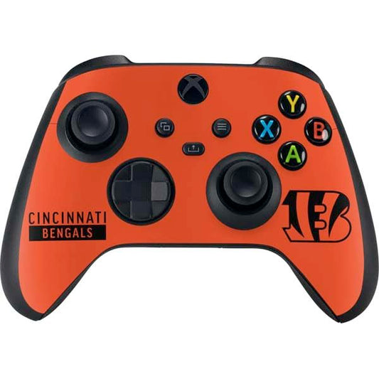 Skinit Decal Gaming Skin Compatible with Xbox Series X Controller - Officially Licensed NFL Cincinnati Bengals Orange Performance Series Design