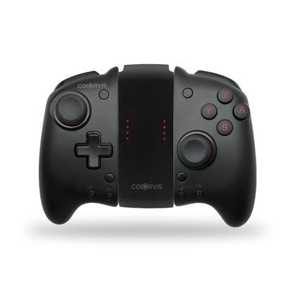 COIORVIS Wireless Joypad Controller for Switch & OLED, Black, Model 8801V01, 4 Mechanical Buttons, Six-axis Body Sensing