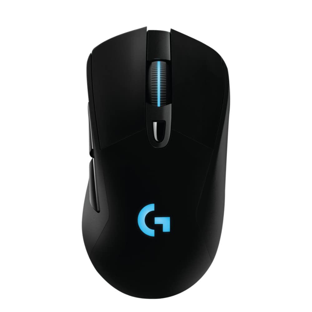 Logitech G703 Lightspeed Wireless Gaming Mouse - POWERPLAY Compatible, Black, Model 910-005091