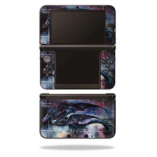 MIGHTY SKINS Nintendo 3DS XL Skin - Midnight Dragon | Durable Vinyl Wrap, Easy to Apply & Remove | Compatible with 2012-2014 Models